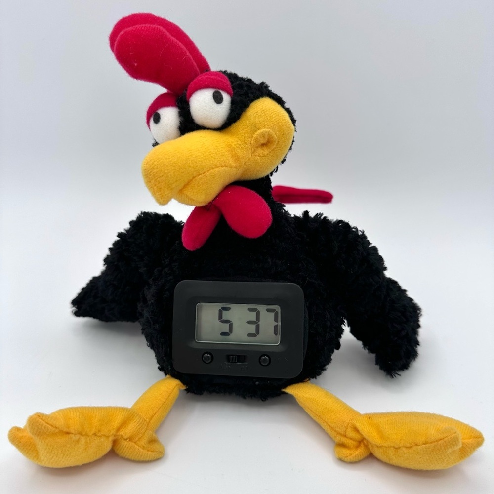McDonald’s RARE Moorhuhn Wurf Wecker Rooster Alarm Clock - Germany 2003